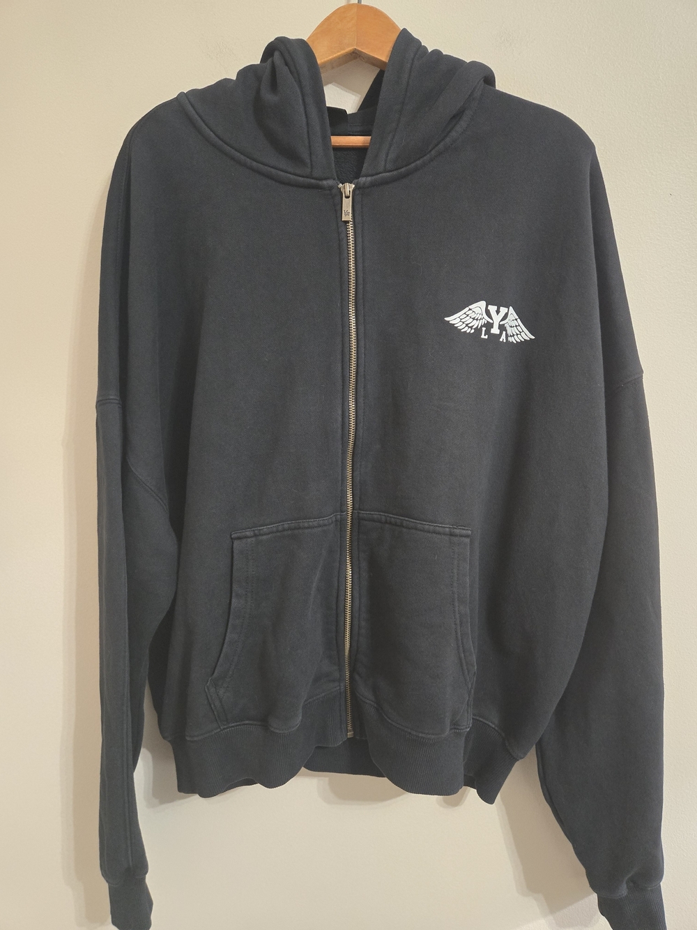 YoungLA Zip Up Hoodie Men’s XL Full Zip Sweatshirt Athletic Gym EUC